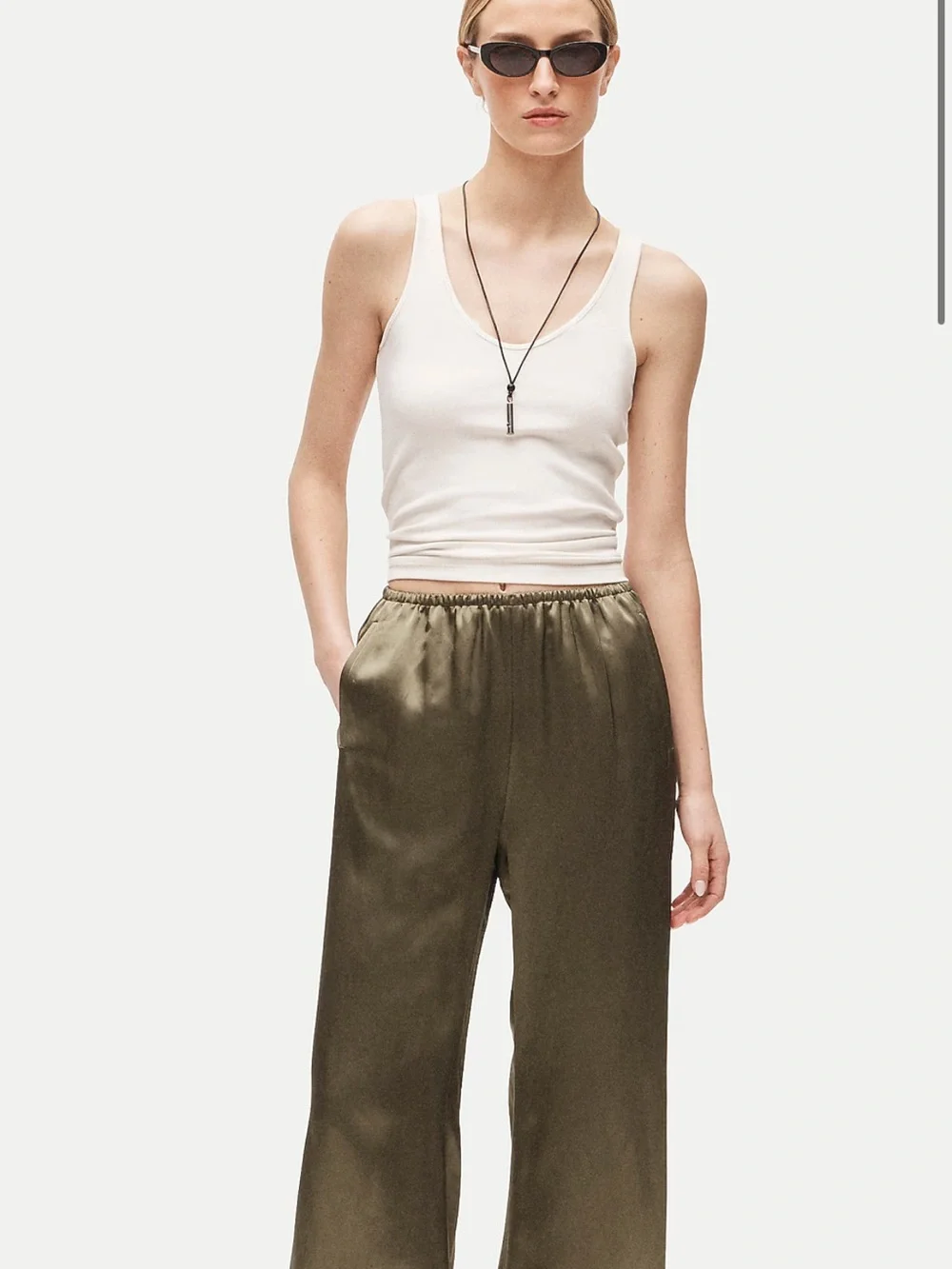 Cosmo pant in luster charmeuse  j crew NWT